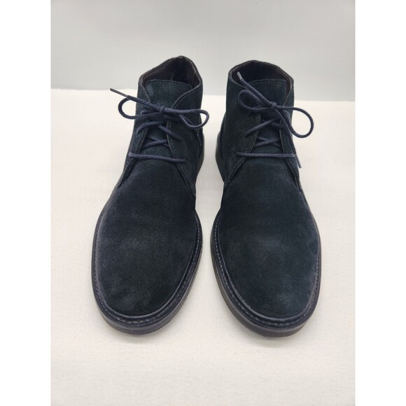Valleverde Size 39 Black Boots Suede Men Chukka Ankle Leather Italy main image 13